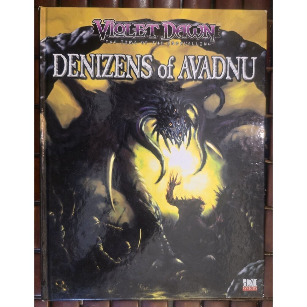Denizens of Avadnu Violet Dawn D20 RPG Inner Circle Games 2003 Hardcover